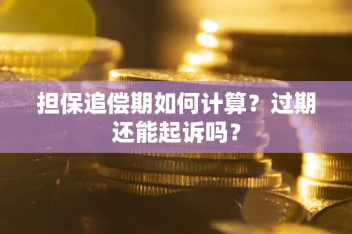 北京担保追偿期如何计算？过期还能起诉吗？